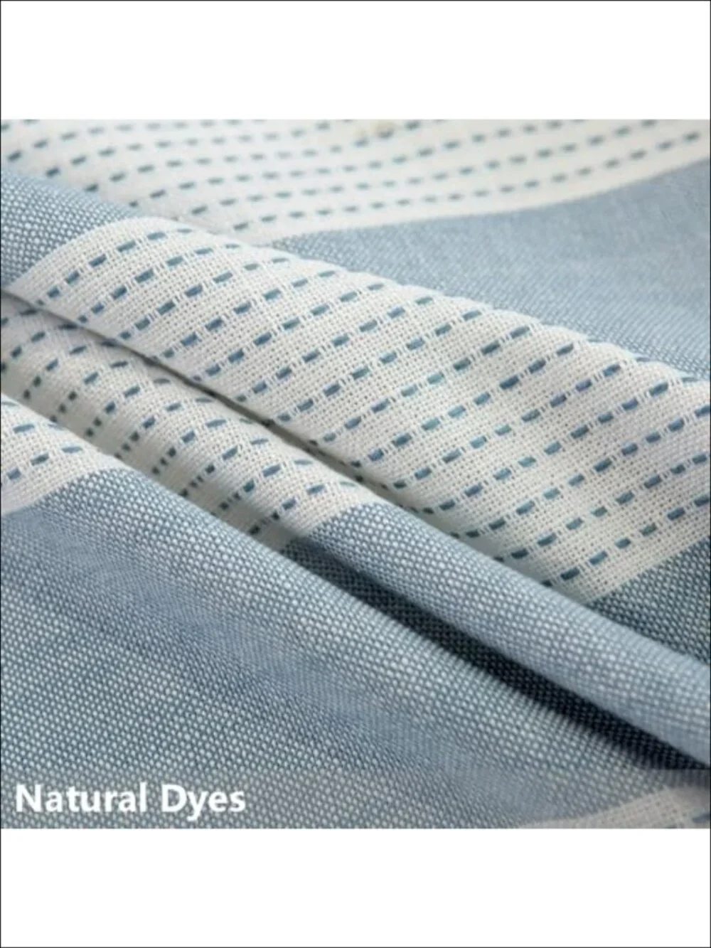 Cotton Tablecloth 55x70 Rectangular Striped Farmhouse Dining